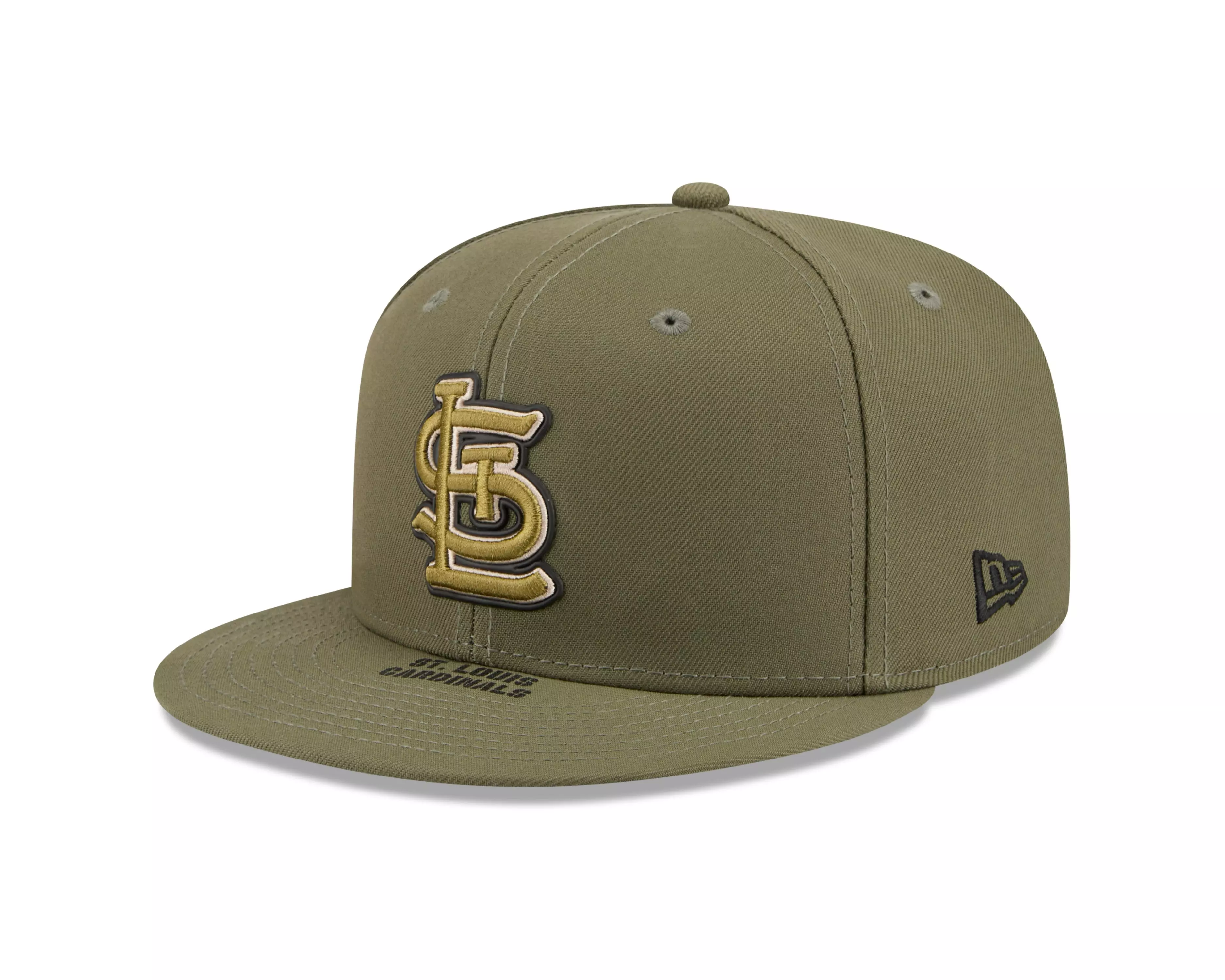 New Era St. Louis Cardinals 9FIFTY Armed Forces Snapback Hat-Green